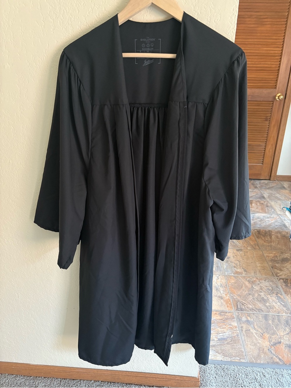 Revolution Black Long Sleeve Graduation Gown
